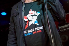 Anthony Ash Brennan introduces Ronny Kareni of the Free West Papuan independence movement, DenimFest 2019,