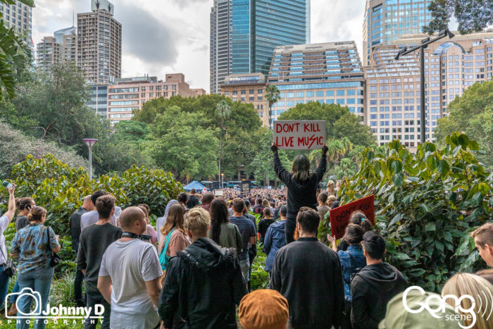 Don’t Kill Live Music Rally @ Hyde Park Sydney 21/02/19