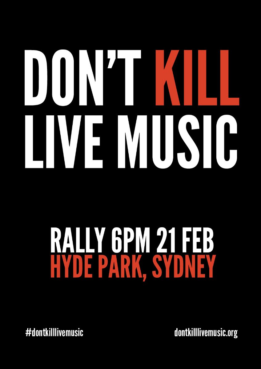 Don’t Kill Live Music Rally