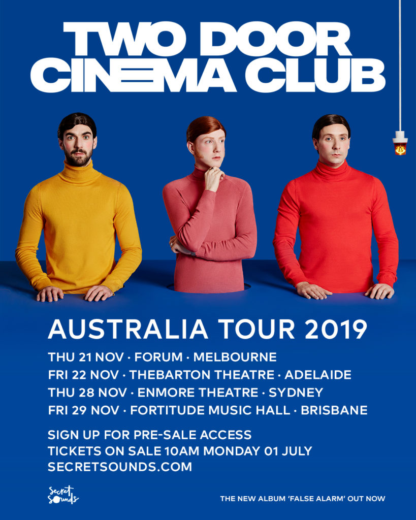 two door cinema club tour australia