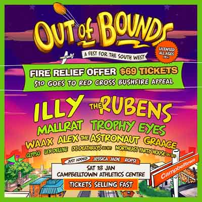OUT OF BOUNDS – FIRE RELIEF TICKET OFFER