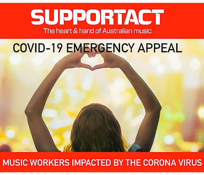 Support Act Music Charity announces COVID-19