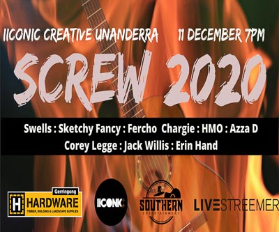 SCREW 2020 – Iiconic Creative, Unanderra + streamed live