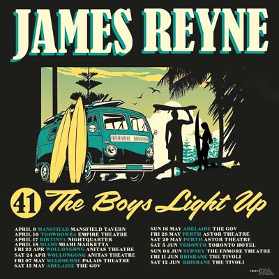 JAMES REYNE CONFIRMS RESCHEDULED TOUR DATES