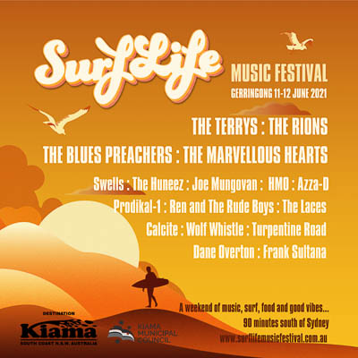 SURFLIFE MUSIC FESTIVAL returns to the SOUTH COAST