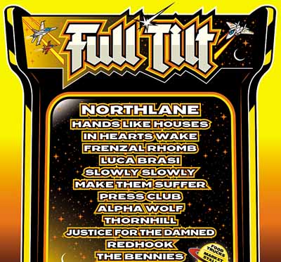 FULL TILT FESTIVAL Reschedules SYDNEY & ADELAIDE