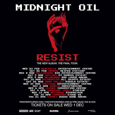 MIDNIGHT OIL Announce ‘Resist’ The New Album.