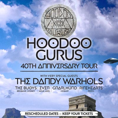 <strong>HOODOO GURUS</strong><br><strong>WITH THE DANDY WARHOLS (US)</strong>