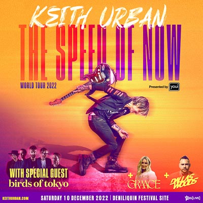 KEITH URBAN “THE SPEED OF NOW World Tour 2022”