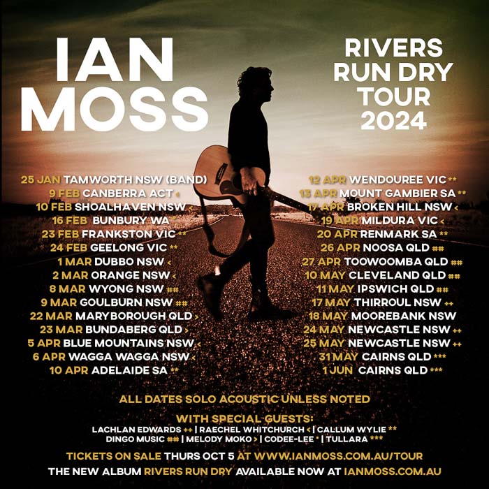Ian Moss Announces More Rivers Run Dry Tour - GongScene